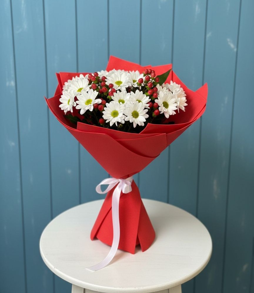 Букет цветов из: Хризантемы в Новоульяновском