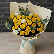 Букет цветов из:  Розы #REPLACE_PRED# Новоульяновском