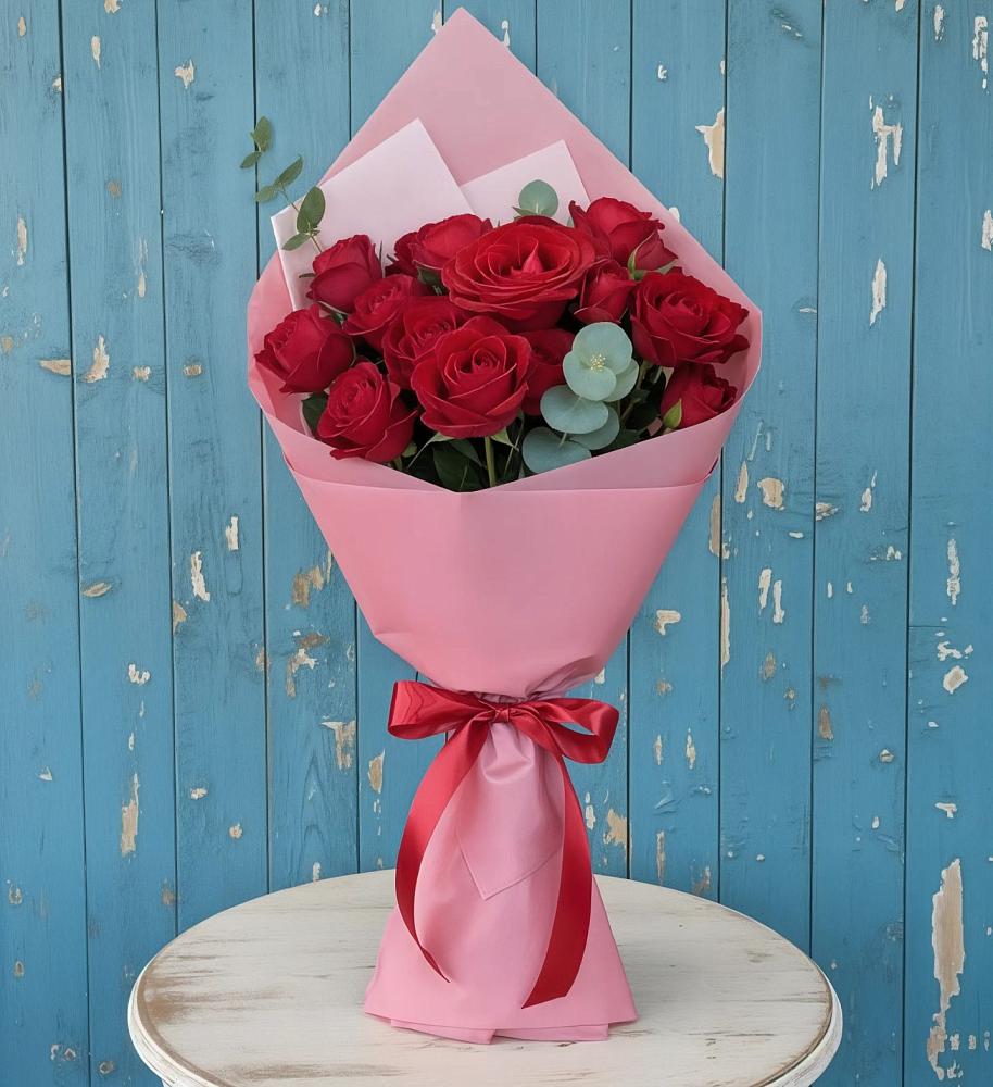 Букет цветов из: Розы в Новоульяновском