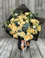 Букет цветов из:  Розы и Лизиантусы в Новоульяновском