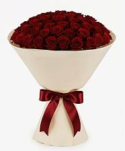 Букет 101 Бордовая роза Блэк Бакарра в Новоульяновском