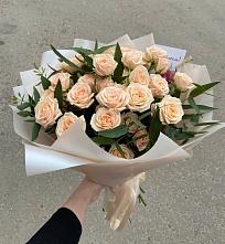 Букет Кремовые розы Латте #REPLACE_PRED# Новоульяновском