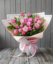 Букет Розовый кустик в Новоульяновском