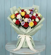 Букет цветов из:  Розы в Новоульяновском