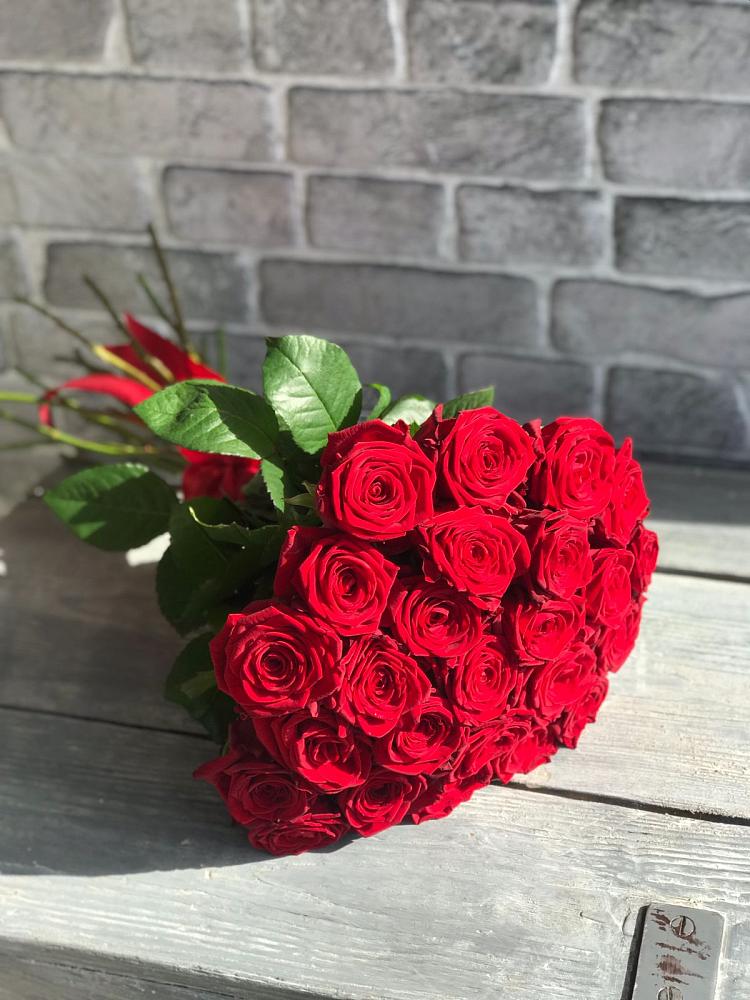 Букет Красные розы Фридом в Новоульяновском