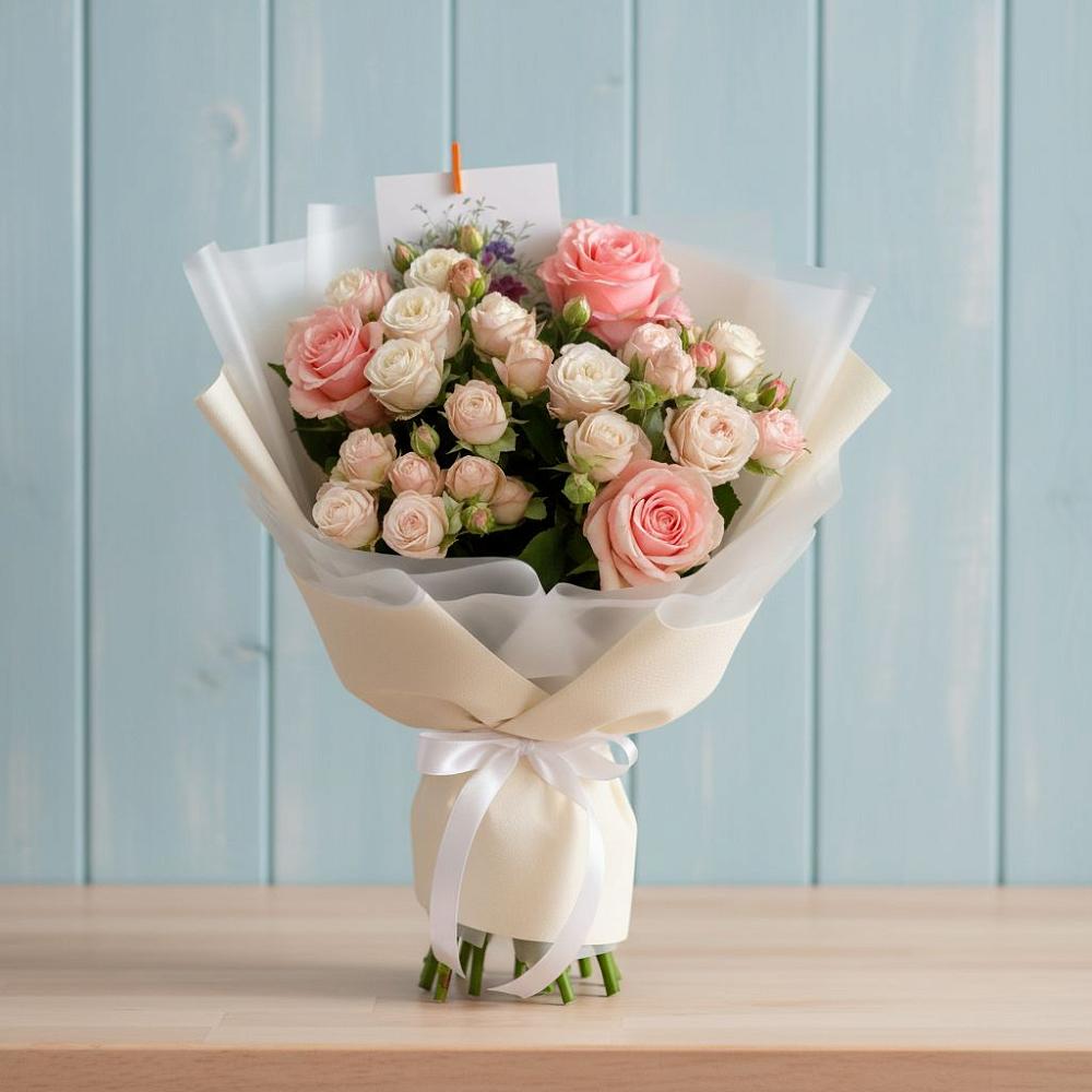 Букет цветов из: Розы в Новоульяновском