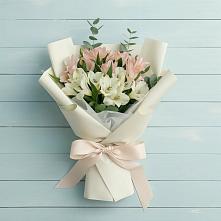 Букет цветов из:  Альстромерии в Новоульяновском