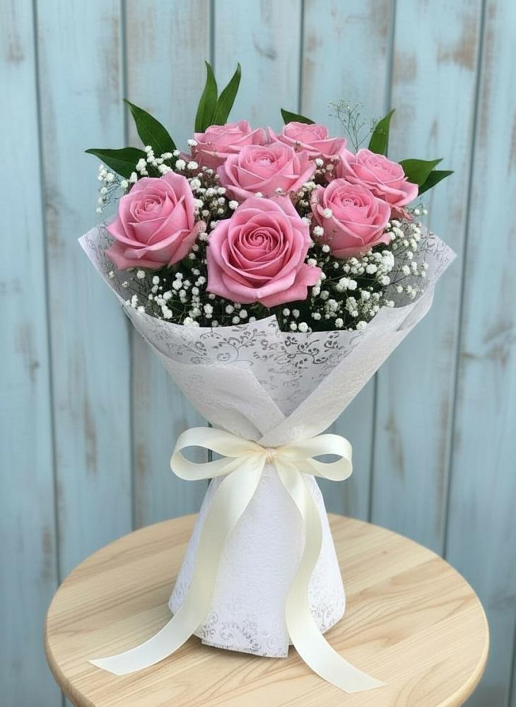 Букет цветов из: Розы в Новоульяновском