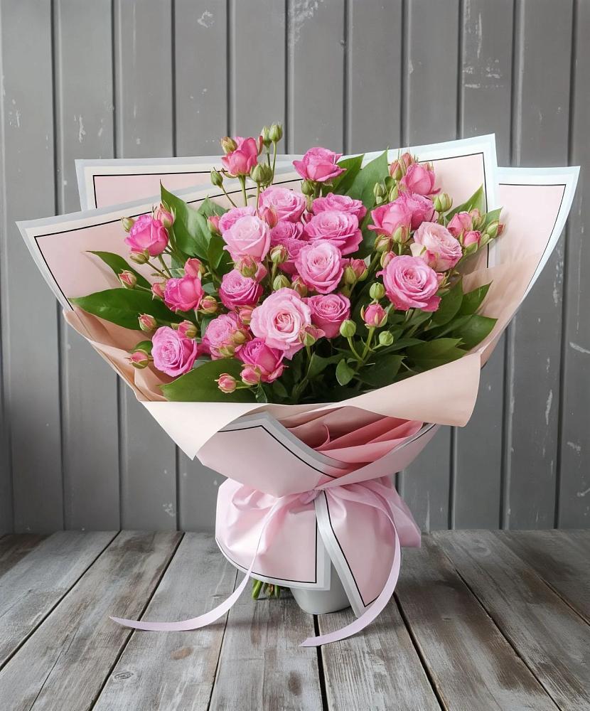 Букет Розовый кустик в Новоульяновском