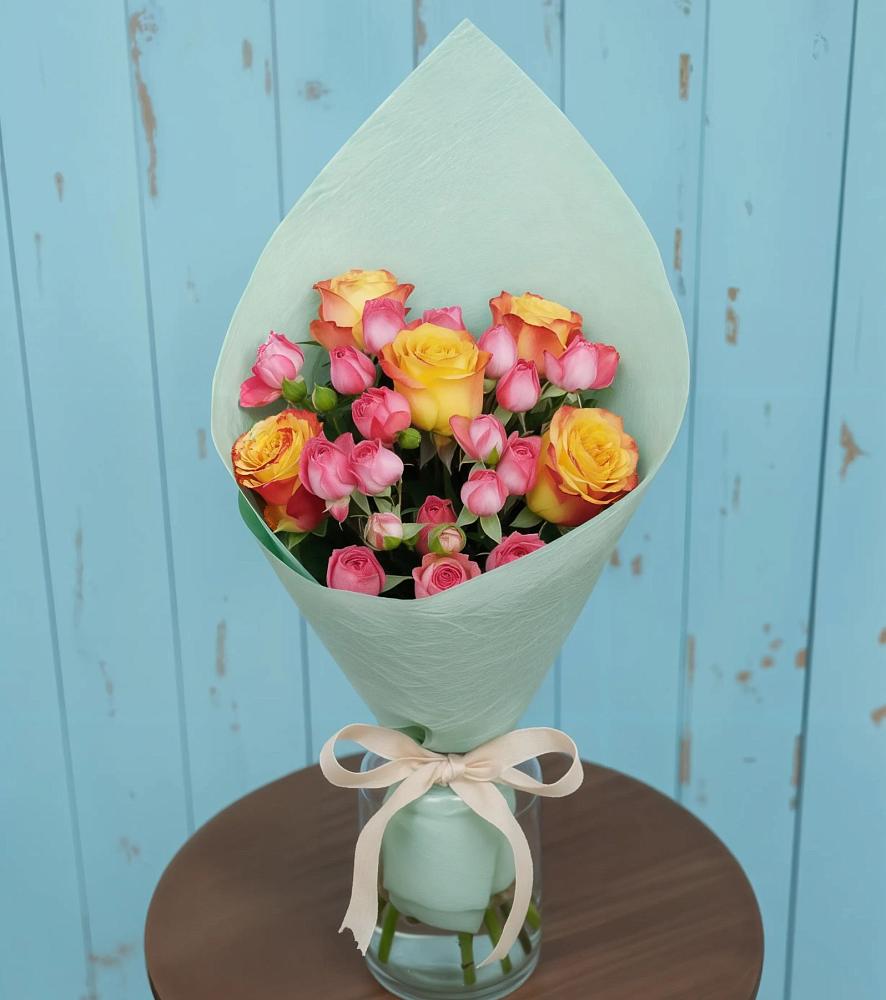 Букет цветов из: Розы в Новоульяновском