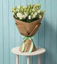 Букет цветов из:  Лизиантусы в Новоульяновском