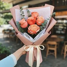 Букет цветов из:  Розы в Новоульяновском