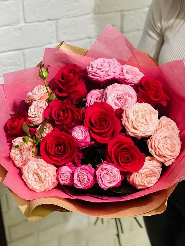 Букет цветов из: Розы в Новоульяновском