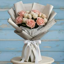 Букет цветов из:  Розы #REPLACE_PRED# Новоульяновском