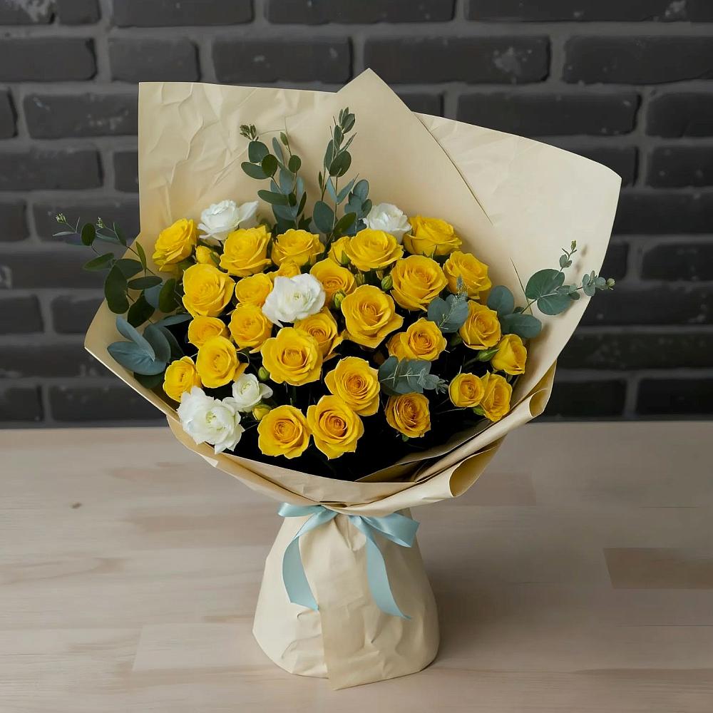 Букет цветов из: Розы в Новоульяновском