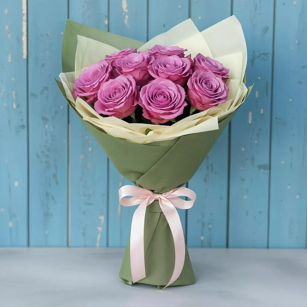 Букет Розы Фёрст Леди в Новоульяновском