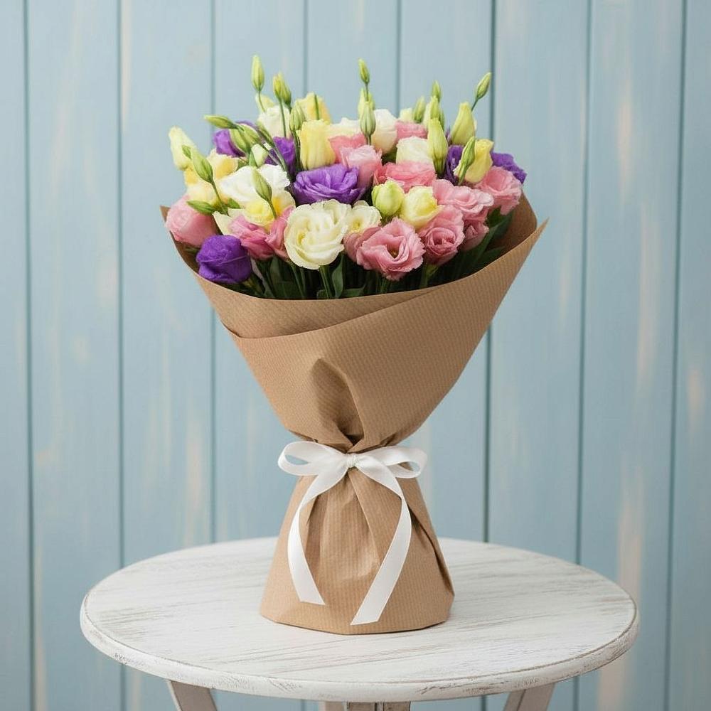 Букет цветов из: Лизиантусы в Новоульяновском