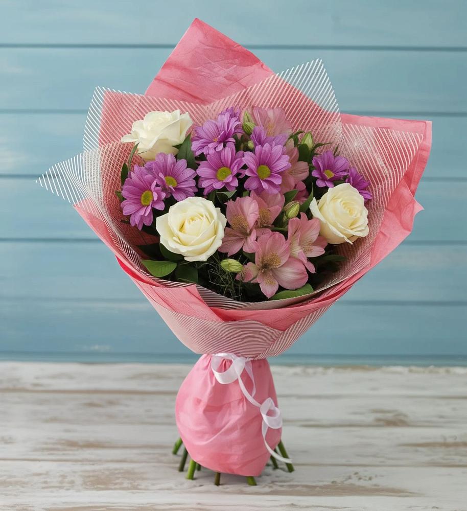 Букет цветов из: Герберы в Новоульяновском