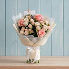 Букет цветов из:  Розы в Новоульяновском