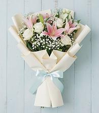 Букет цветов из:  Лилии в Новоульяновском