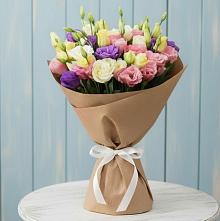 Букет цветов из:  Лизиантусы в Новоульяновском
