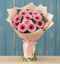 Букет цветов из:  Герберы #REPLACE_PRED# Новоульяновском