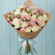 Букет цветов из:  Розы в Новоульяновском