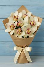 Букет цветов из:  Орхидеи и Розы в Новоульяновском